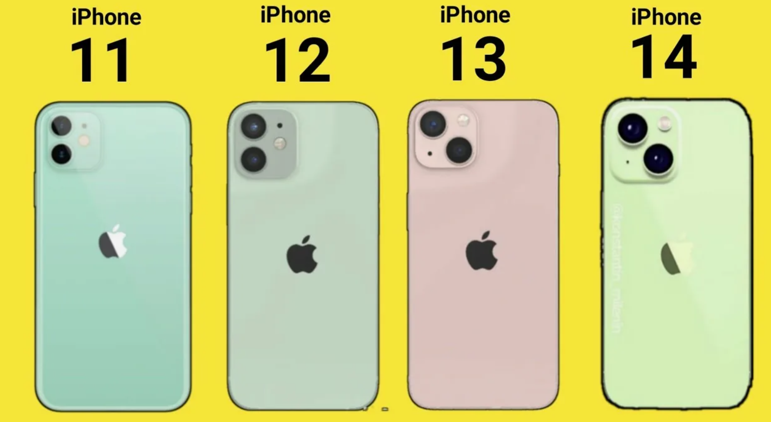 Các dòng iPhone 12, 13, 14 gồm những model nào